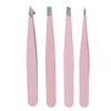 TRIXES Set of 4 Eyebrow Tweezers - Various Pointed and