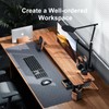 UPERGO Desk Tray Organizer Drawer for Home Office, Walnut Desk