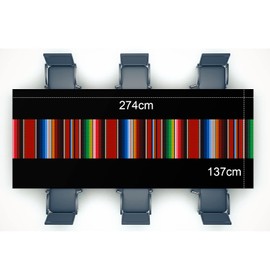 Oudain 3 Manteles Mexicanos de Fiesta Mantel Mexicano Impermeable de 108 x 54 Pulgadas Mantel de Rayas de Plástico para Cinco de Mayo Noche de Taco Festival Boda (Negro Colorido)