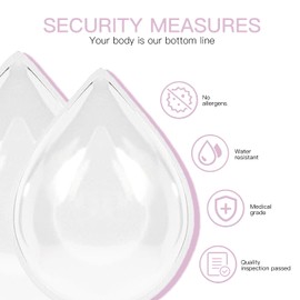 timistar Camel Toe Concealer Seamless Invisible Reusable Adhesive Silicone for Women Leggings,Swimwear,Activewear (Transparent, Petite)