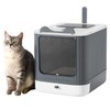 Foldable Cat Litter Box, Fully Enclosed Litter Box with Lid,