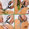 3 Pack Herb Scissors Herb Stripper Tools Kits Stainless Steel