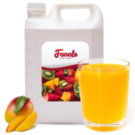 Fanale Premium Flavoring Concentrated Syrup for Bubble Tea 11 lb | Mango Flavor Syrup | for Boba Tea, Smoothies, Slushes, Desserts | 11lb | Pack of 4 | SRP020-CS