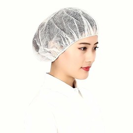 Disposable hair cap non-woven hair vinyl hat cover gown beauty supplies shower cap beauty salon props waterproof Cash on delivery or payment upon order / 일회용 헤어캡 부직포 헤어 비닐 모자 커버 가운 뷰티 용품 샤워 캡 미용실 소도구 방수 착불 또는 주문시 결제