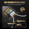 AUTOOL Portable Digital Manometer Dual Port Air Vacuum Pressure Gauge