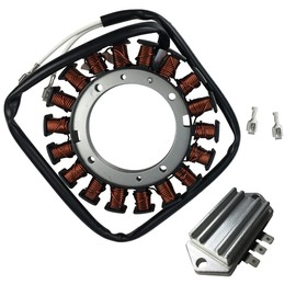 Cylinman 15 AMP Stator Fit for Kohler 237878-S 54-755-09-S K482 K532 K582 K161 K181 K241 CH11-CH15 CH18-CH25 CV11-CV15 CV18-CV22 CH25S with Regulator Rectifier