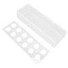 Clear Acrylic Vase Rectangular Elegant Centerpiece Flower Vase for Home