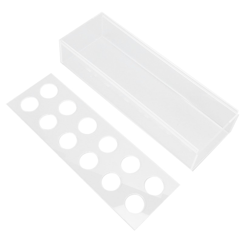Clear Acrylic Vase Rectangular Elegant Centerpiece Flower Vase for Home