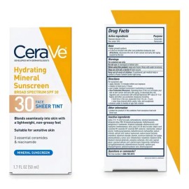 Cerave Protector Solar Tintado Spf 30 - 50 Ml 2 Botellas