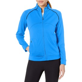 Cutter & Buck Women's Cb Drytec Edge Full Zip, Digital/Black, M