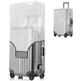 JZRTravel Luggage Covers for 24 Inch Suitcase Protector, Thicken Clear PVC Case Protective Cover. (57 * 42 * 28 cm)