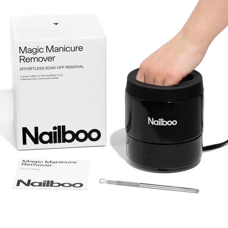 Nailboo Magic Soak Manicure Remover Bowl, Electric Nail Soaking Bowl