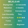 MILKLEAR Lash Cluster Glue Waterproof Long Lasting 2-3 Weeks, Eyelash