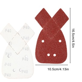 SULOLI Black and Decker Mouse Sander Pads,40PCS Mouse Sanding Pads Sand Paper for Sander Black & Decker Mouse Sanding Sheets 40 60 80 120 Grit