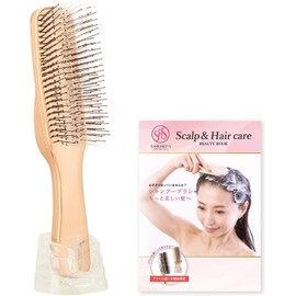 【Official Store Exclusive】 S・HEART・S Scalp Brush, World Model Long, Pink Gold, Shampoo Brush, Hair Brush, Hair Care, Scalp Care, Lift Care, Gift, Present, S・HEART・S S HEART S Official, with Beauty