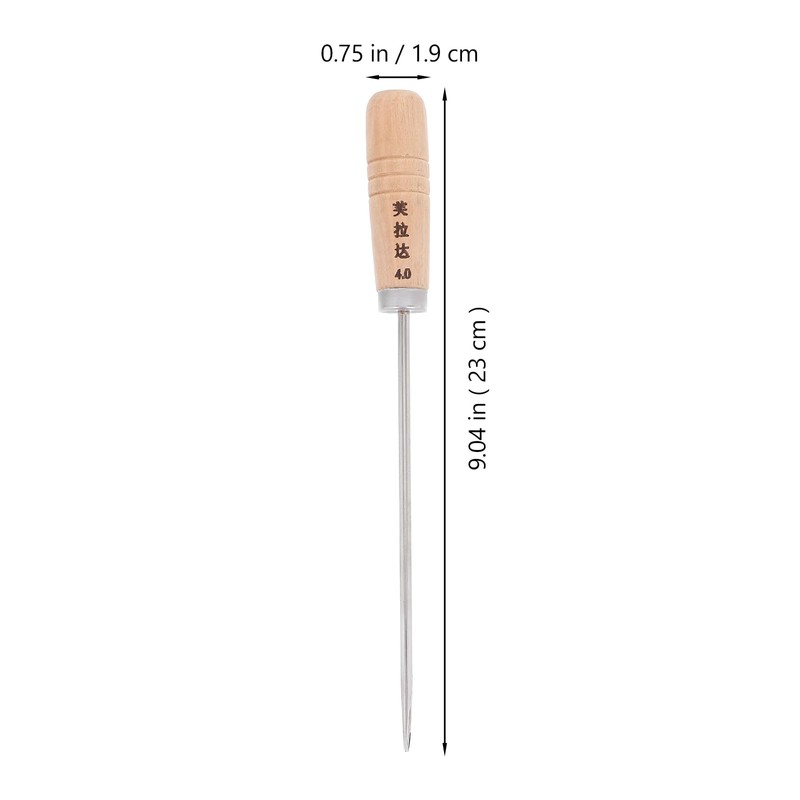Angoily Stuffing Tool, Cotton Fillings Plug Awl with Wooden Handle