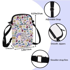 ZJXHPO Dowager Countess Quotes Cross Body Bag TV Show Inspired Messenger Bag British TV Carry On Bag Royal Shoulder Bag (C-Middle Class CB)