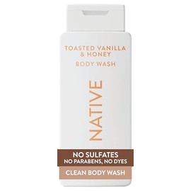 Native Gel De Baño De Edición Limitada - Vainilla Tostada Y Miel - Sin Sulfatos - 18 Fl Oz