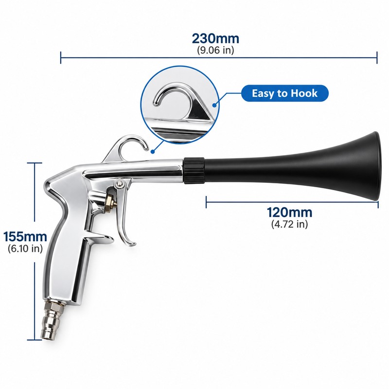 High Pressure Air Blow Gun for Car Interior Cleaning –