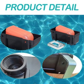 Stock Water Tank Float Valve for Livestock Stock Tanks Water Trough Float Valve Controlled, Monitors Water Level Adjustable Automatic for Ponds, Farm Cattle Goat Horse Waterer Tank, Swimming Pool (1)