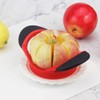 Beylos Easy Grip Apple Corer Slicer-Divider-Cutter-Wedger, Ergonomic Rubber Grip Handle,