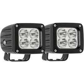 Westin 09-12252B-PR Quadrant LED Auxiliary Flood Light 3x2.5 in. with 5W Set of 2