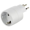 Electraline 70040 Travel Adaptor (Schuko) 2 Europe to 3 Pins