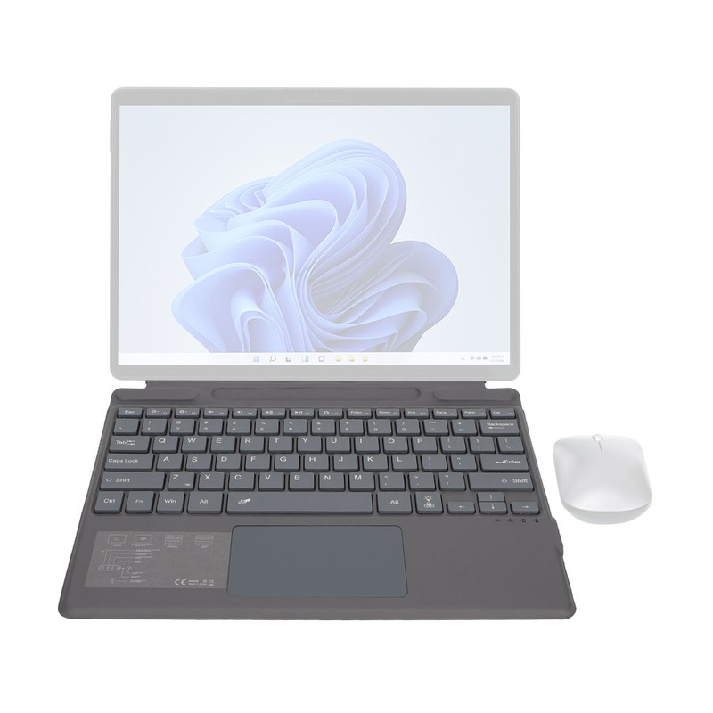 Notebook Bluetooth Wireless Keyboard Ultra Slim Portable with Touchpad Colorful