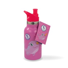 Blue Bananas 350 ml Edelstahl Trinkflasche für Kids – Hochwertige Trinkflasche Edelstahl Vakuum Flasche – mit Narwahle Motiv