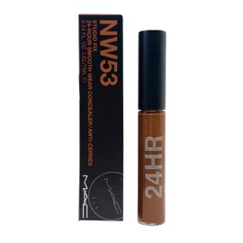 MAC Studio Fix 24HR Smooth Wear Concealer - NW53 (Rich coffee with neutral undertones for deep dark skin) .24 Fl Oz / 7 Ml