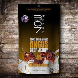 307 Ranch Angus Beef Jerky (3oz, Mango Habanero) - Natural Texas Born & Bred Angus Beef - NO added hormones, NO antibiotics, NO vaccines, NO MSG, NO added preservatives