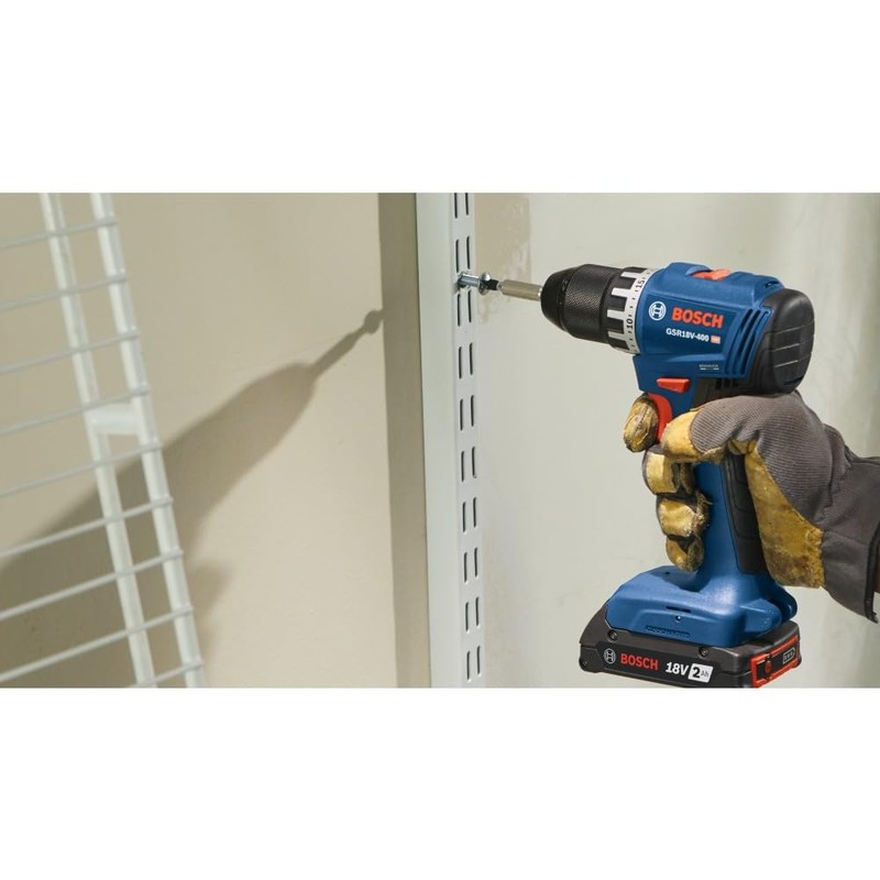 Bosch GSR18V-400B12 18V Compact Brushless 1/2 In. Drill/Driver Kit with