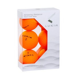 Lukia Golf Balls, Neon Color, Super Repulsion, 6 Pack