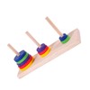 Gadpiparty Wooden Brain Puzzle Towers of Hanoi. Thinking Sports Tasks