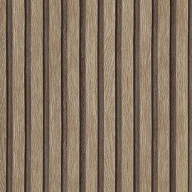 Yun-aeon Natural Wood Peel and Stick Wallpaper Wood Slats - 17.3"x 120" Light Tan Self-Adhesive Waterproof Vinyl Removable Wall Paper for Wall Decor Bedroom
