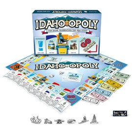 Late For The Sky: Idaho-Opoly - State Themed Family Board Game, Opoly-Style Game Night, Traditional Play Or 1 Hr Version, Ages 8+, 2-6 Players