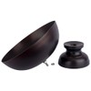 Koyal Wholesale Metal Modern Minimalist Round Pedestal Bowls, Metal Compote