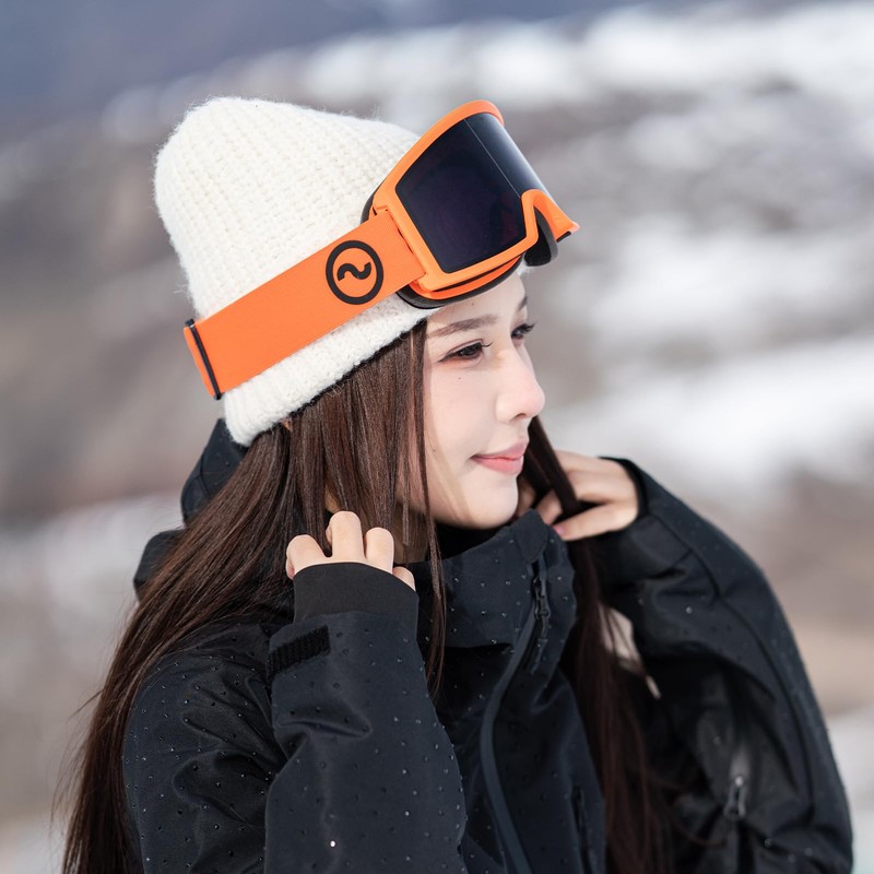 Powster LYChloeAdapt Ski Goggle Snow OTG Ski Goggles Buckle Replaceable