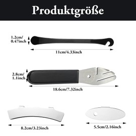 Bicycle Disc Brake Straightening Tool Stainless Steel Bicycle Brake Discs Straightening Tool Bicycle Disc Brake Correction Wrench Straightening Tool Brake for Flattening Bicycle Brake Disc Alignment