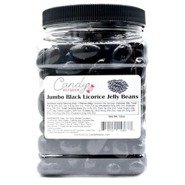 Candy Retailer Jumbo Jelly Beans (32 Ounces, Black Licorice)