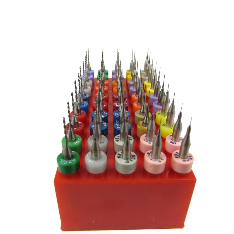Carbide Drill Bit Set - 50 Pieces / 25 Sizes