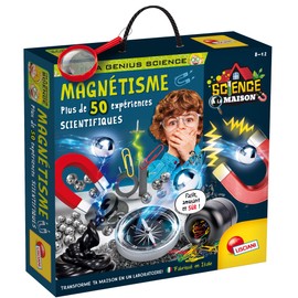 Lisciani - I'm A Genius Magnetism - Over 50 Scientific Experiments on Magnetism and Magnetic Fields - Educational Game for Children Aged 7, 8, 10, 12 Years