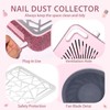 GGAIFbp Nail Dust Collector Vacuum Dust Collector Nail Tech Powerful