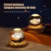Abigale Lampara De Noche Led 3d Galaxia Bola Cristal Luz