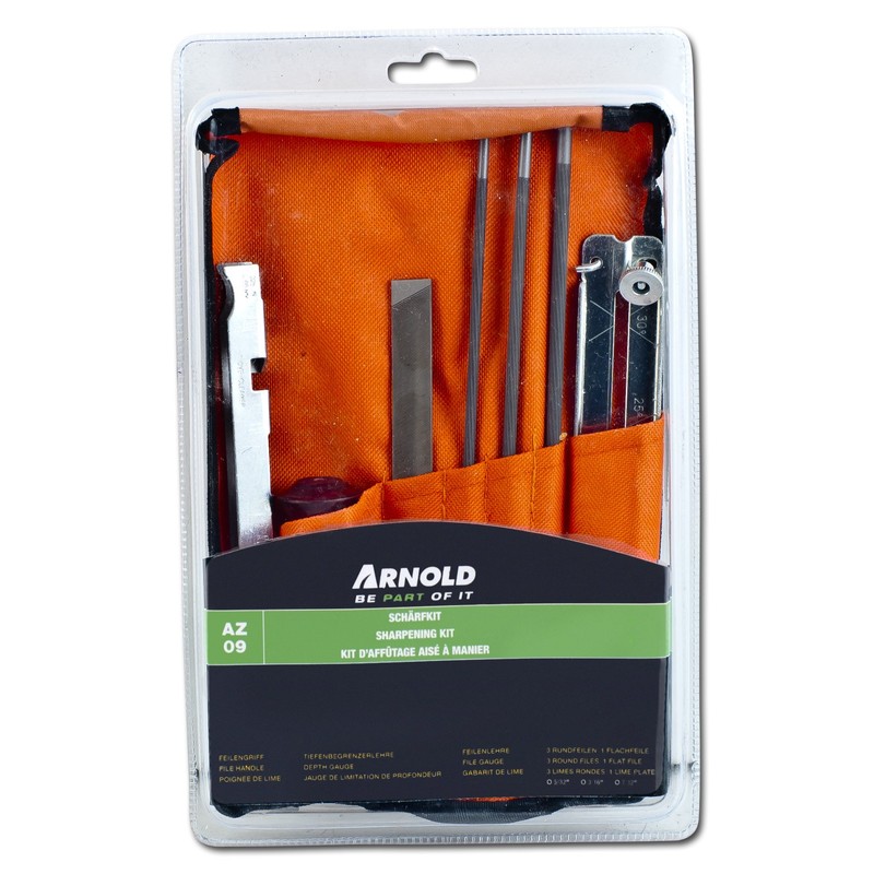 Arnold 1194-X1-0030 File Set for Sharpening Chainsaw Blades Packaged in