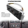HVAC Climate Control Panel for Jeep Wrangler TJ 1999-2004 Heater