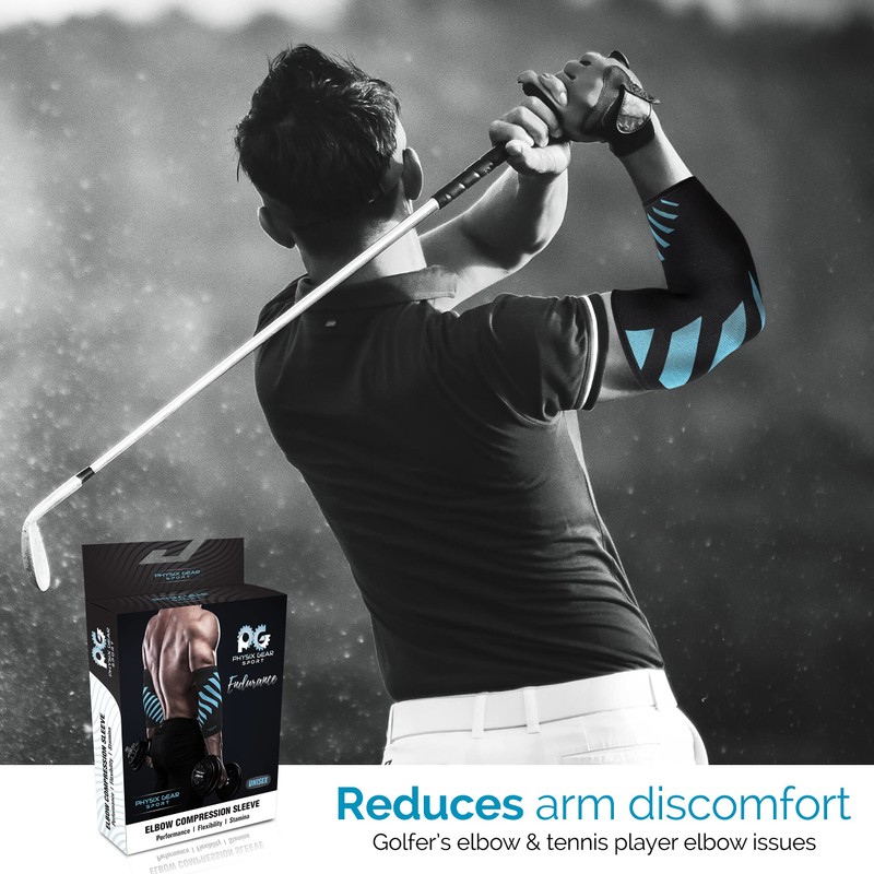 Elbow Compression Sleeve for Men & Women - Elbow Brace