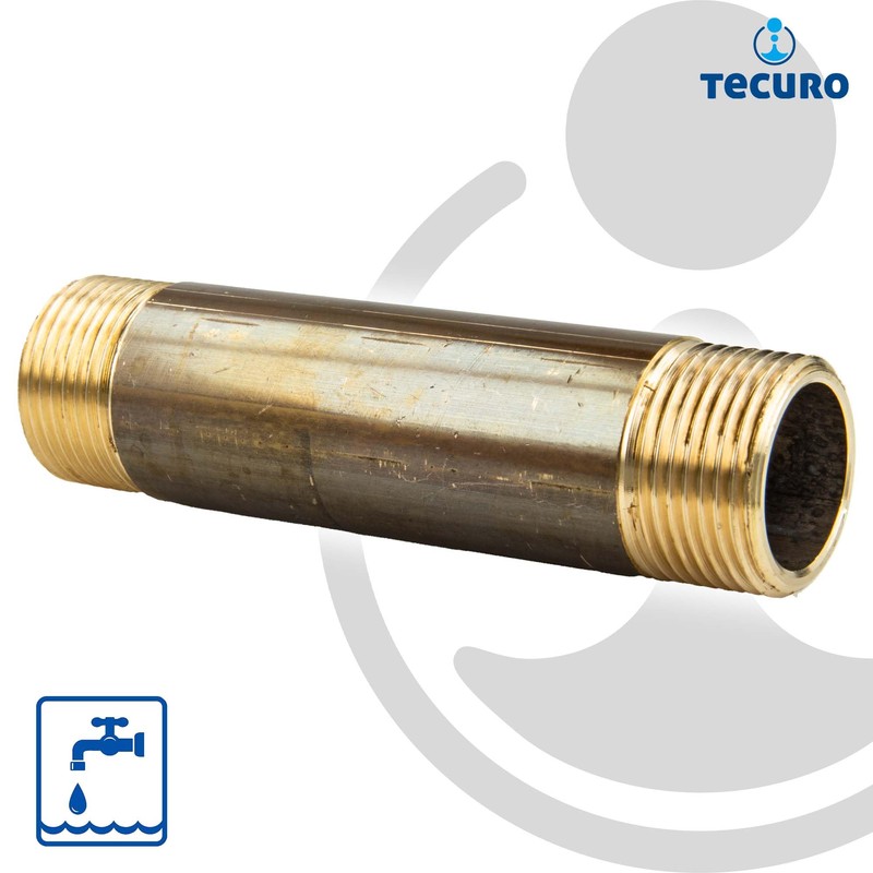 tecuro CW617N Double Pipe Nipple Male Thread R 3/4 Inch