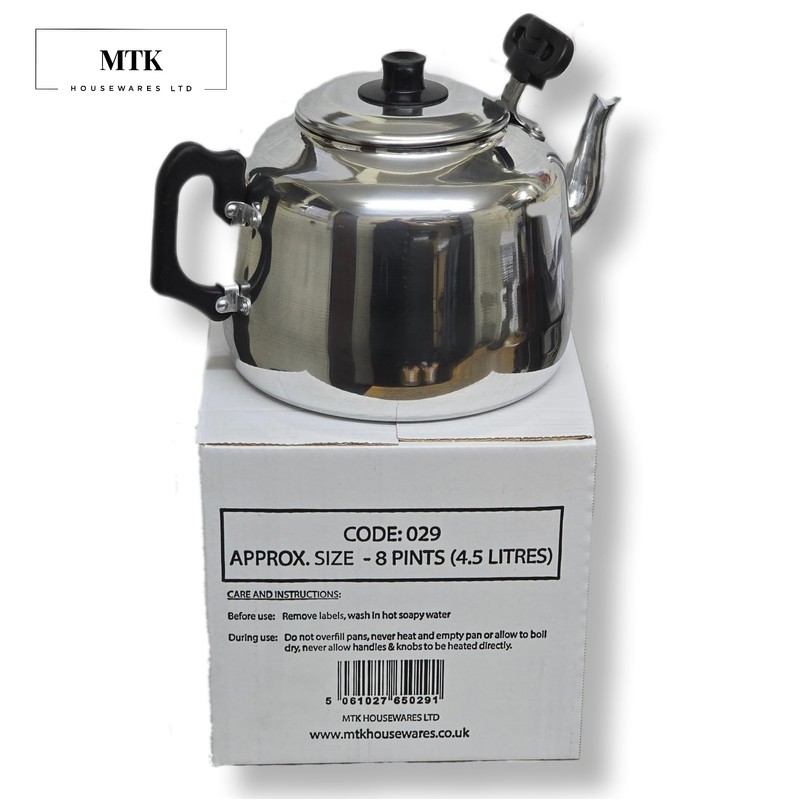 The Traditional Aluminium Catering Teapot -8 Pint