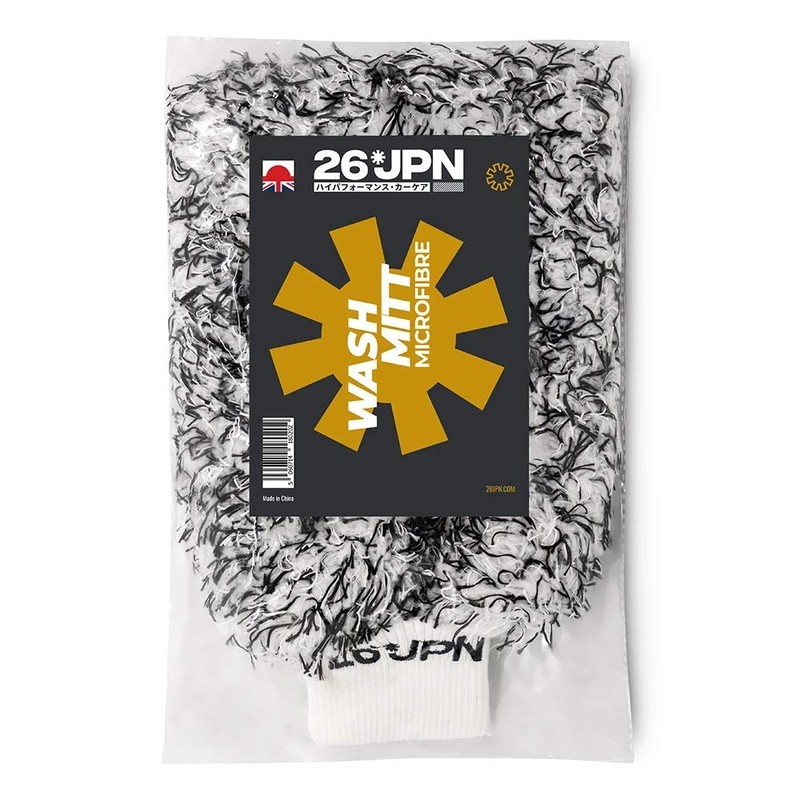 26JPN Microfibre Wash Mitt - Microfiber Car Wash Mitt, Detailing